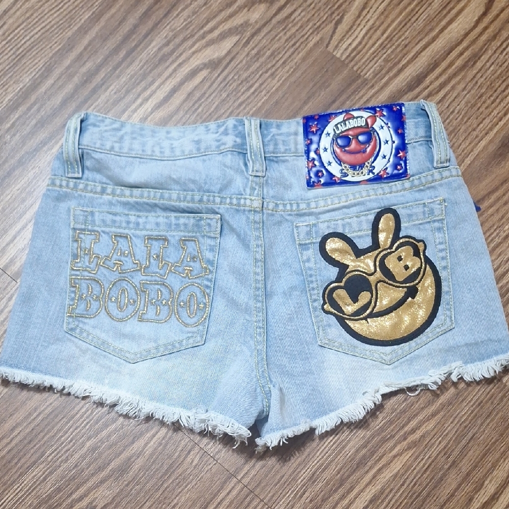 Lala Bobo Blue Jean Shorts